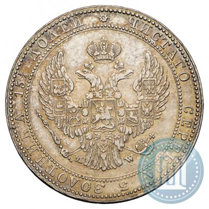 Picture 3/4 roubles - 5 złotych 1835 year MW 