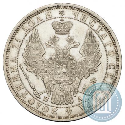 Picture 1 rouble 1852 year СПБ-ПА 