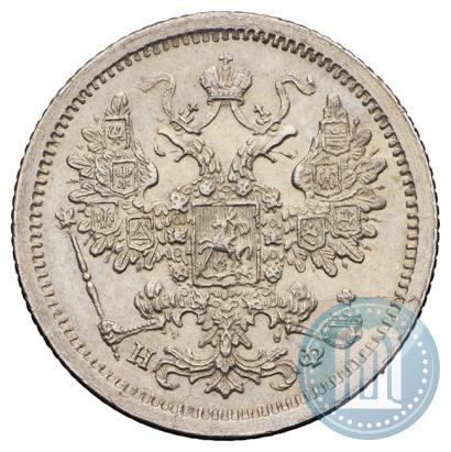 Фото 15 копеек 1878 года СПБ-НФ 