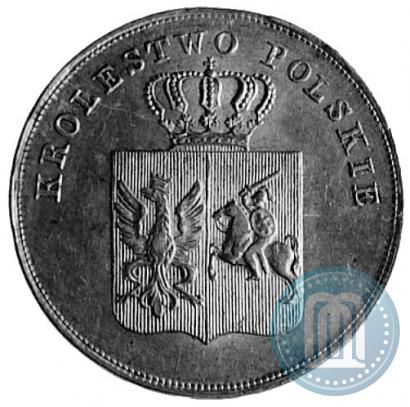 Picture 5 złotych 1831 year KG "Polish uprising"