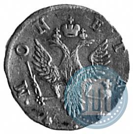 Picture 4 kopecks 1757 year  "For Livonia"