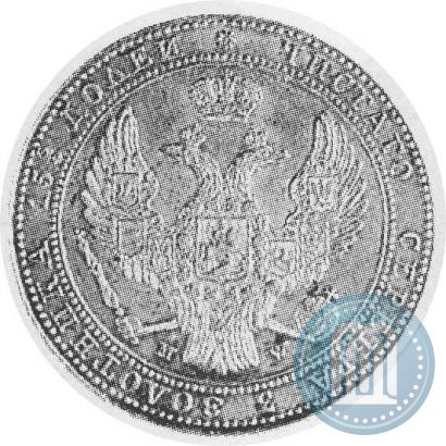 Picture 3/4 roubles - 5 złotych 1839 year MW 