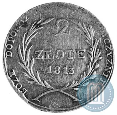 Picture 2 złote 1813 year  