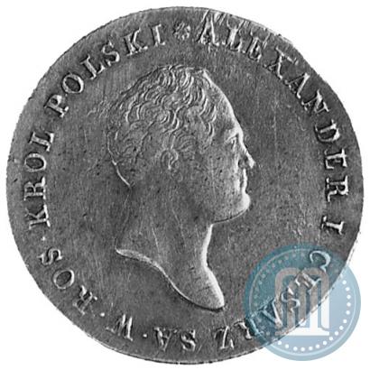 Picture 5 złotych 1816 year IB 