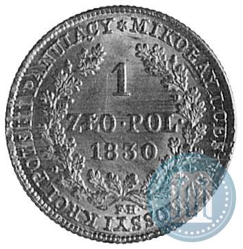 Picture 1 złoty 1830 year FH 