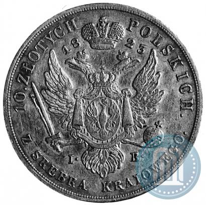 Picture 10 złotych 1823 year IB 