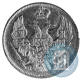Picture 3 roubles - 20 złotych 1835 year СПБ-ПД 