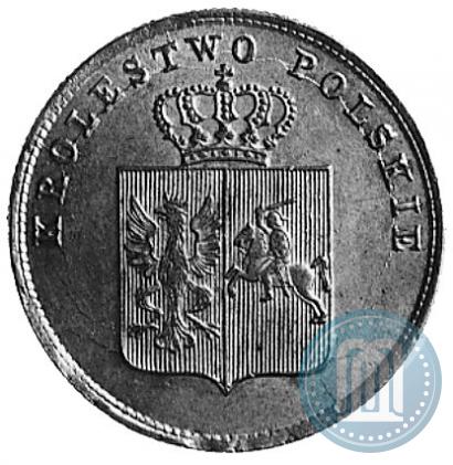 Фото 2 злотых 1831 года KG "Польское восстание"