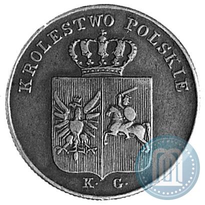 Picture 3 grosze 1831 year KG "Polish uprising"