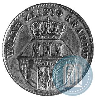 Picture 10 groszy 1835 year  "Free city of Kraków"