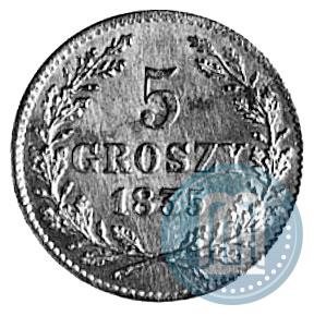 Фото 5 грошей 1835 года  "Свободный город Краков"