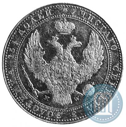 Picture 3/4 roubles - 5 złotych 1838 year MW 