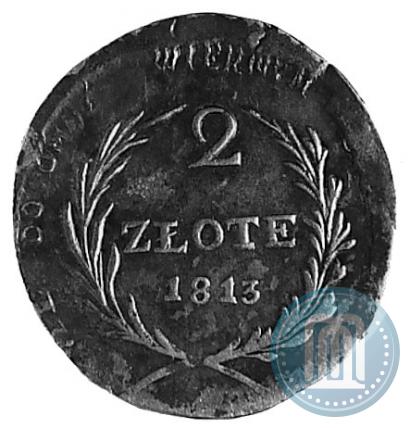Picture 2 złote 1813 year  