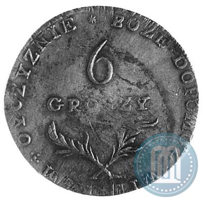 Picture 6 groszy 1813 year  