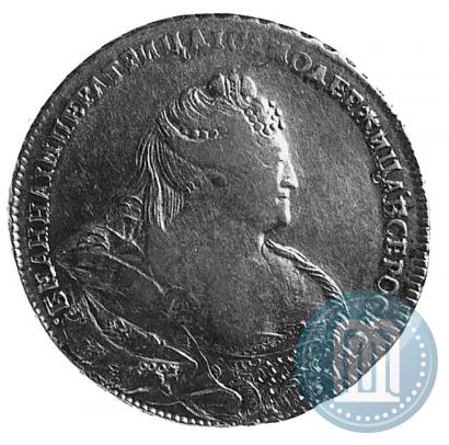 Фото 1 рубль 1740 года  "Московский тип"