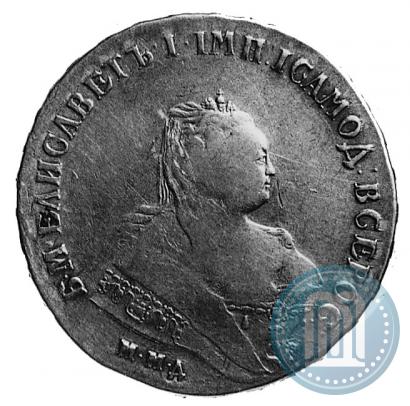 Фото 1 рубль 1746 года ММД 
