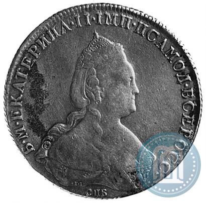 Picture 1 rouble 1786 year СПБ-ЯА 