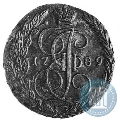 Picture 5 kopecks 1789 year ЕМ 