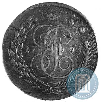Фото 5 копеек 1793 года ЕМ "Павловский перечекан"