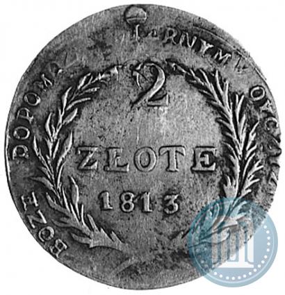 Picture 2 złote 1813 year  