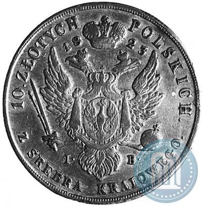 Picture 10 złotych 1823 year IB 