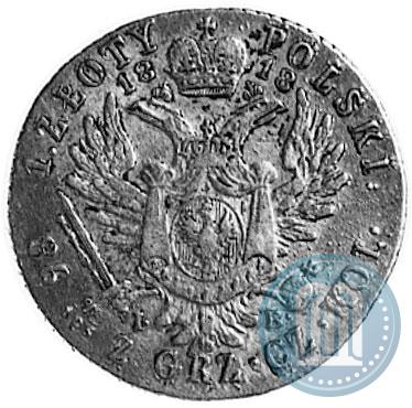 Picture 1 złoty 1818 year IB 