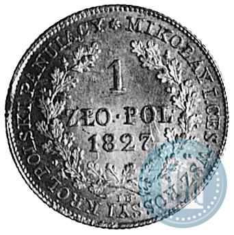 Picture 1 złoty 1827 year IB 