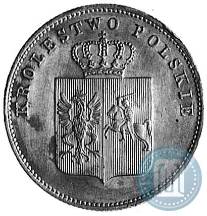 Picture 2 złote 1831 year KG "Polish uprising"