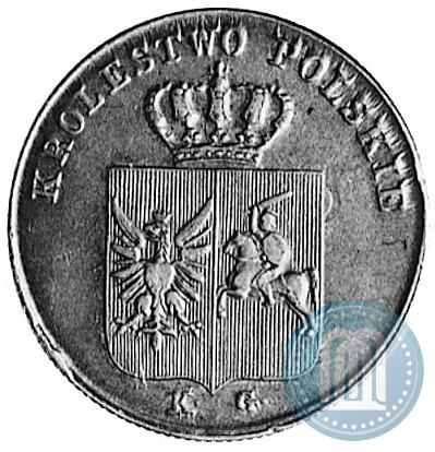 Picture 3 grosze 1831 year KG "Polish uprising"
