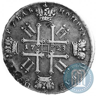 Picture 1 rouble 1728 year  "Type of 1728"