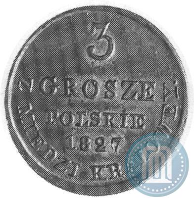 Фото 3 гроша 1827 года IB 
