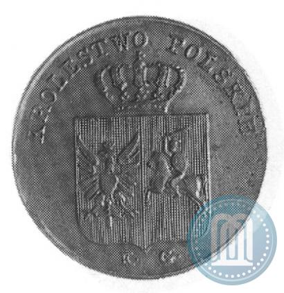 Picture 3 grosze 1831 year KG "Polish uprising"
