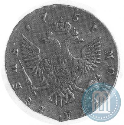 Picture 1 rouble 1751 year СПБ 
