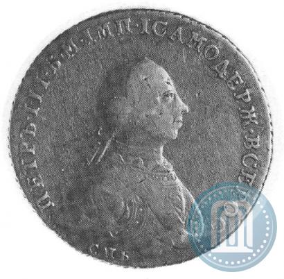 Picture 1 rouble 1762 year СПБ-НК 