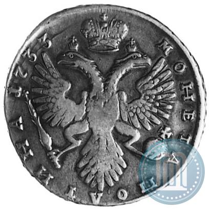Фото Полтина 1733 года  