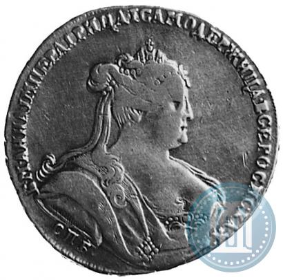 Picture Poltina 1739 year СПБ "Petersburg type"