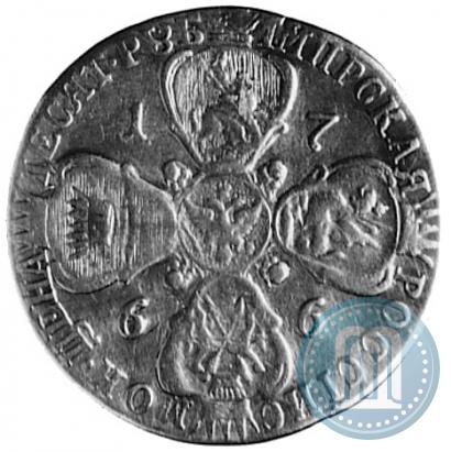 Picture 10 roubles 1766 year СПБ 