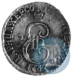 Picture 5 kopecks 1787 year ТМ 