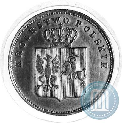 Фото 2 злотых 1831 года KG "Польское восстание"