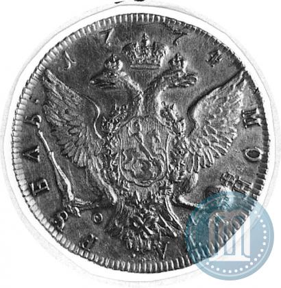 Фото 1 рубль 1774 года СПБ-ФЛ 