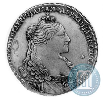 Фото 1 рубль 1735 года  