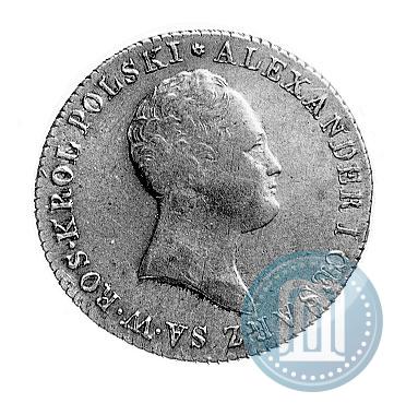 Фото 2 злотых 1816 года IB 