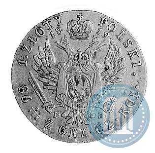 Picture 1 złoty 1819 year IB 