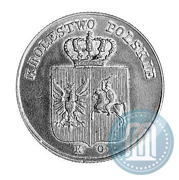Фото 3 гроша 1831 года KG "Польское восстание"