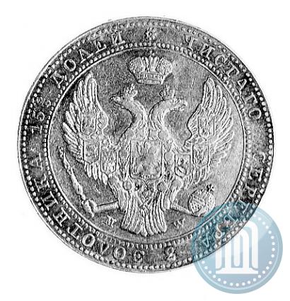 Picture 3/4 roubles - 5 złotych 1839 year MW 