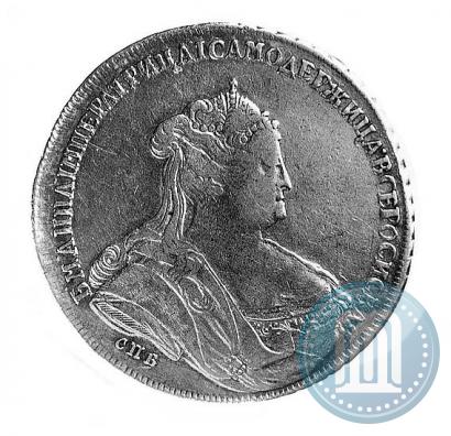Фото 1 рубль 1738 года СПБ "Петербургский тип"