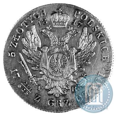 Picture 5 złotych 1817 year IB 