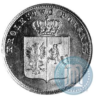 Picture 2 złote 1831 year KG "Polish uprising"
