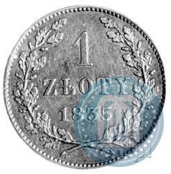 Фото 1 злотый 1835 года  "Свободный город Краков"