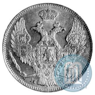 Фото 30 копеек - 2 злотых 1838 года MW 